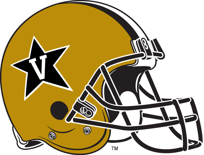 Vanderbilt Commodores 2008-Pres Helmet Logo iron on transfers for fabric